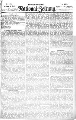 Nationalzeitung Freitag 4. Mai 1866