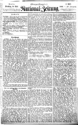 Nationalzeitung Dienstag 15. Mai 1866