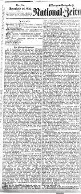 Nationalzeitung Samstag 26. Mai 1866