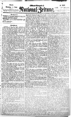 Nationalzeitung Montag 11. Juni 1866