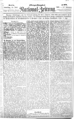 Nationalzeitung Donnerstag 14. Juni 1866