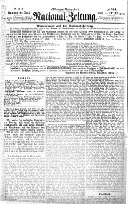 Nationalzeitung Sonntag 24. Juni 1866