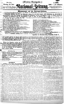 Nationalzeitung Montag 25. Juni 1866