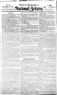 Nationalzeitung Donnerstag 28. Juni 1866