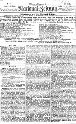 Nationalzeitung Freitag 29. Juni 1866