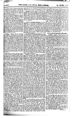 Nationalzeitung Samstag 22. Oktober 1870