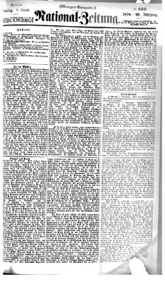 Nationalzeitung Dienstag 8. November 1870