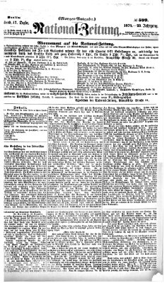 Nationalzeitung Samstag 17. Dezember 1870