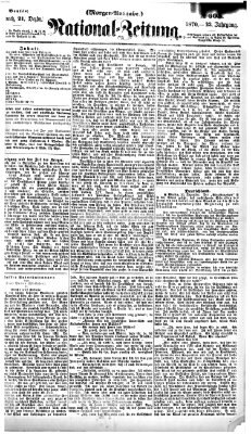 Nationalzeitung Mittwoch 21. Dezember 1870