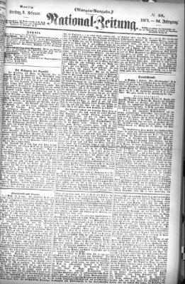 Nationalzeitung Freitag 3. Februar 1871