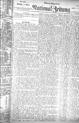 Nationalzeitung Montag 6. März 1871