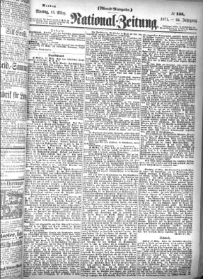 Nationalzeitung Montag 13. März 1871