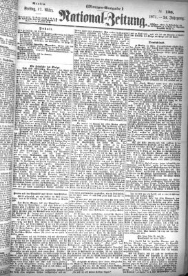 Nationalzeitung Freitag 17. März 1871