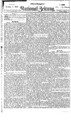 Nationalzeitung Dienstag 11. April 1871