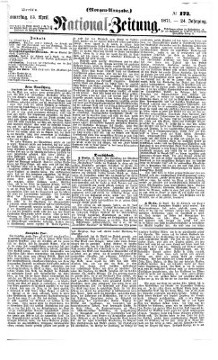 Nationalzeitung Donnerstag 13. April 1871