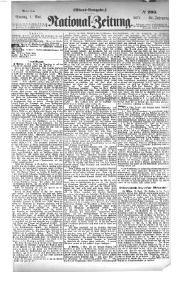 Nationalzeitung Montag 1. Mai 1871