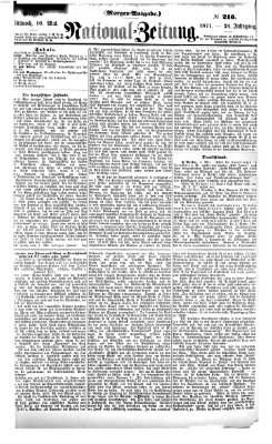 Nationalzeitung Mittwoch 10. Mai 1871