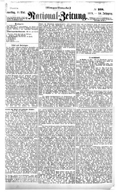 Nationalzeitung Donnerstag 11. Mai 1871