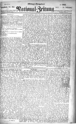 Nationalzeitung Samstag 15. Juli 1871