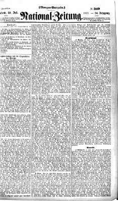 Nationalzeitung Samstag 29. Juli 1871