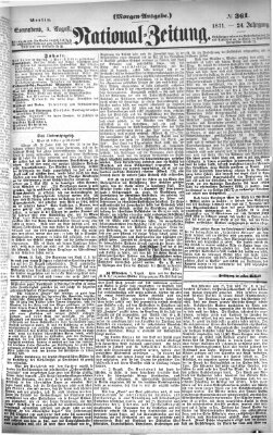 Nationalzeitung Samstag 5. August 1871