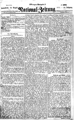 Nationalzeitung Samstag 12. August 1871