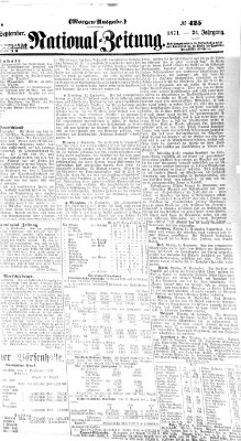 Nationalzeitung Dienstag 12. September 1871