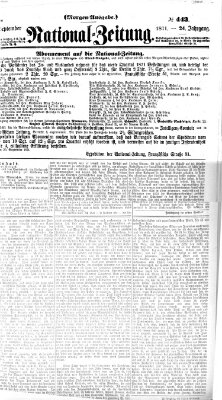 Nationalzeitung Freitag 22. September 1871