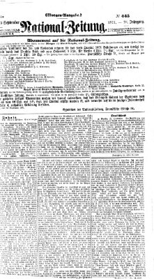 Nationalzeitung Samstag 23. September 1871