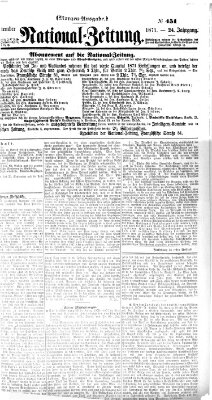 Nationalzeitung Mittwoch 27. September 1871