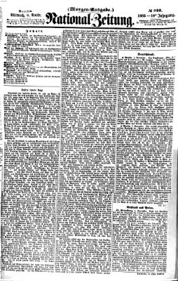 Nationalzeitung Mittwoch 8. November 1865