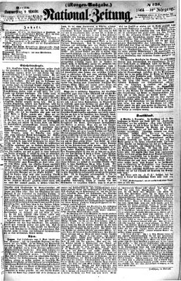 Nationalzeitung Donnerstag 9. November 1865