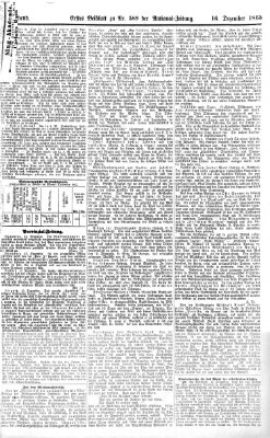 Nationalzeitung Samstag 16. Dezember 1865