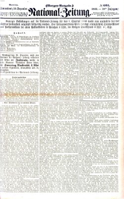 Nationalzeitung Samstag 23. Dezember 1865