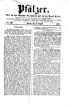 Pfälzer Freitag 18. August 1871