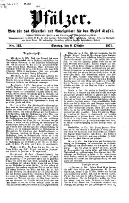 Pfälzer Sonntag 8. Oktober 1871