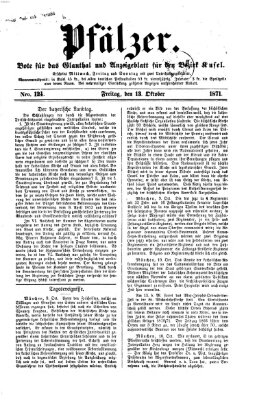 Pfälzer Freitag 13. Oktober 1871