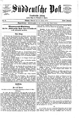 Süddeutsche Post Mittwoch 18. Januar 1871