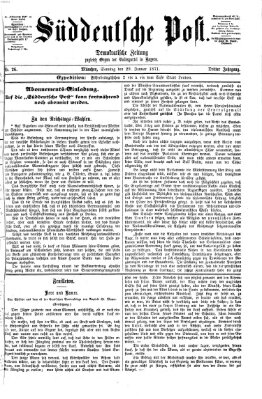 Süddeutsche Post Sonntag 29. Januar 1871