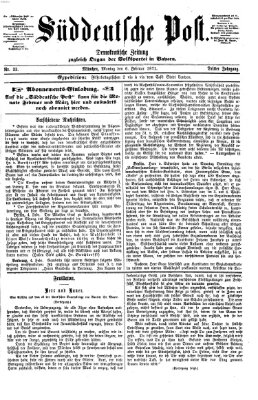 Süddeutsche Post Montag 6. Februar 1871