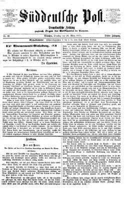 Süddeutsche Post Dienstag 28. März 1871