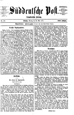 Süddeutsche Post Montag 22. Mai 1871