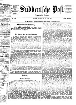 Süddeutsche Post Samstag 10. Juni 1871