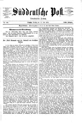 Süddeutsche Post Dienstag 11. Juli 1871