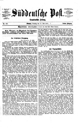 Süddeutsche Post Samstag 15. Juli 1871