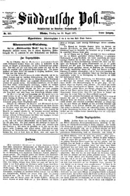 Süddeutsche Post Dienstag 29. August 1871