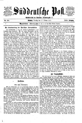 Süddeutsche Post Dienstag 17. Oktober 1871