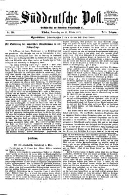 Süddeutsche Post Donnerstag 19. Oktober 1871