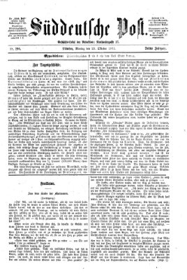 Süddeutsche Post Montag 23. Oktober 1871