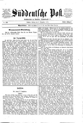 Süddeutsche Post Freitag 8. Dezember 1871